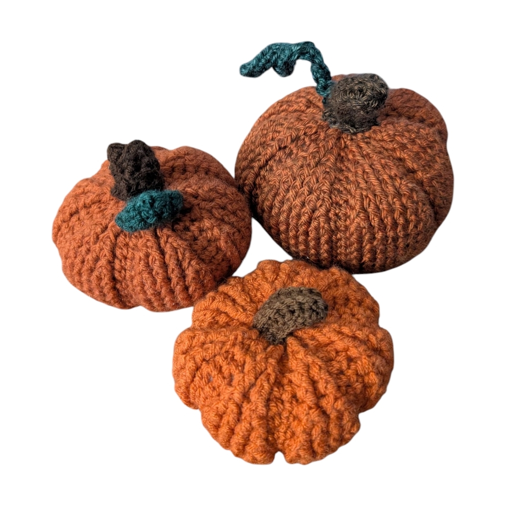 Handcrafted Crochet Pumpkins - Picture 3 of 4